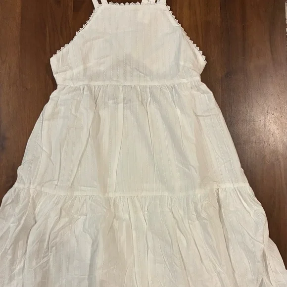 NWT- Janie and Jack Textured Stripe Tiered Dress (SIZE 14) - Picture 6 of 8